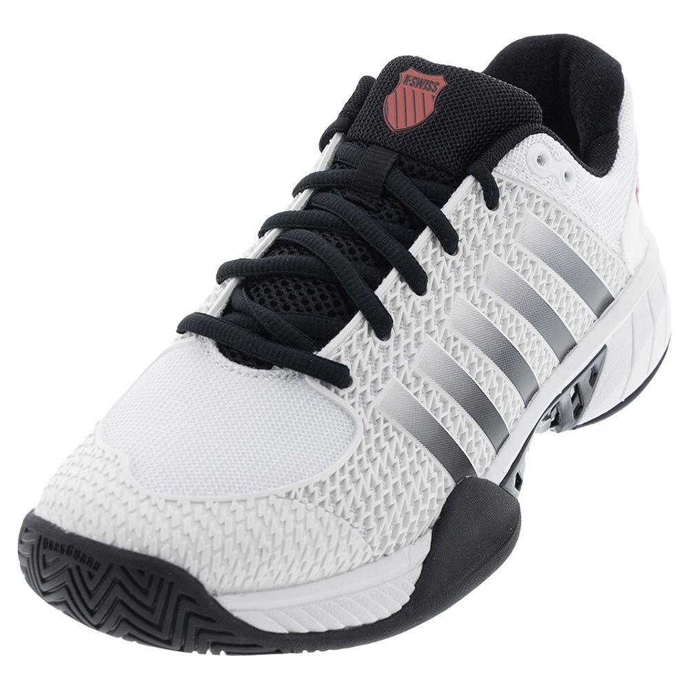 Men's Express Light Pickleball Shoes - White & Black | Breathable Court Sneakers for Pickleball, Tennis & Casual Wear