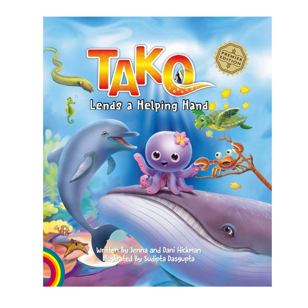 Tako Lends a Helping Hand - Octopus Plush Toy for Kids & Adults | Cute Stuffed Animal Gift for Birthday, Valentine's Day | Perfect for Cuddling, Room Decor, and Stress Relief