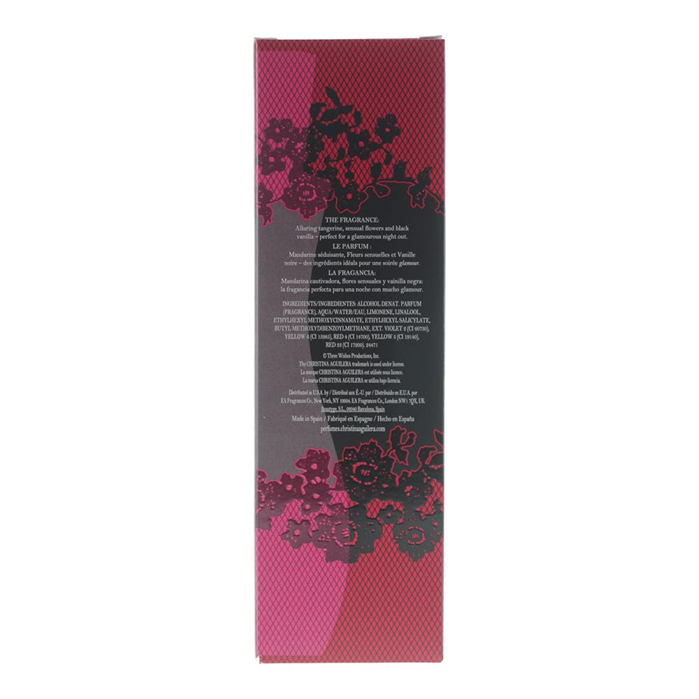 Christina Aguilera By Night Eau De Parfum 75ml - Women's Floral Fruity Perfume for Evening Events & Romantic Occasions