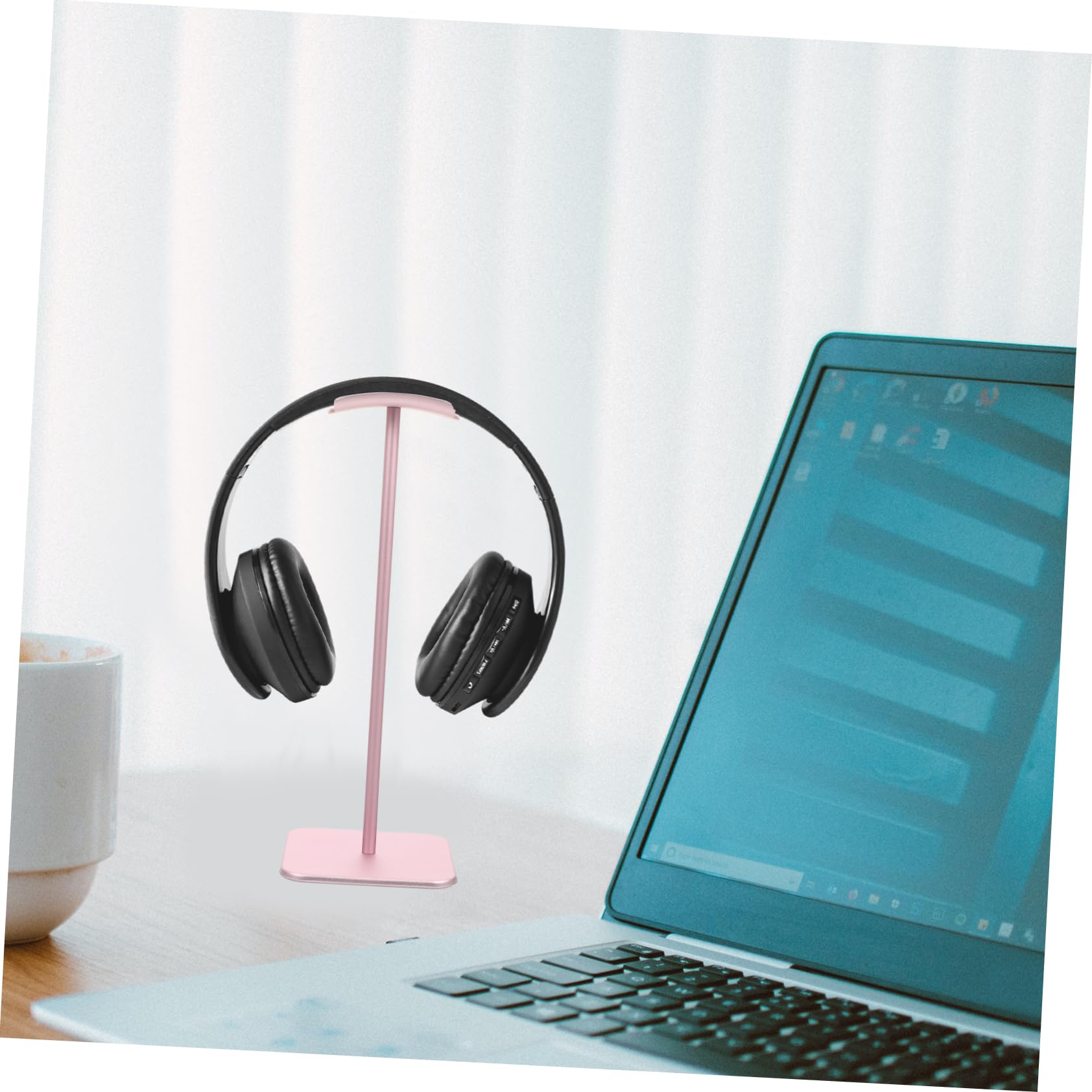 Premium FUNOMOCYA Headphone Stand - Durable Gaming Headset Holder with Non-Slip Base for Desk, Office & Gaming Setup | Perfect for Organizing Headphones, Earphones & Accessories