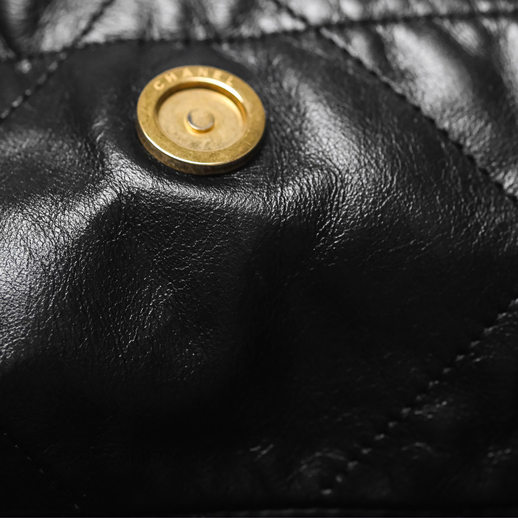 Chanel 22 Small Handbag Black Shiny Calfskin Leather with Aged Gold Hardware - Luxury Crossbody Bag for Women, Perfect for Date Night & Evening Events