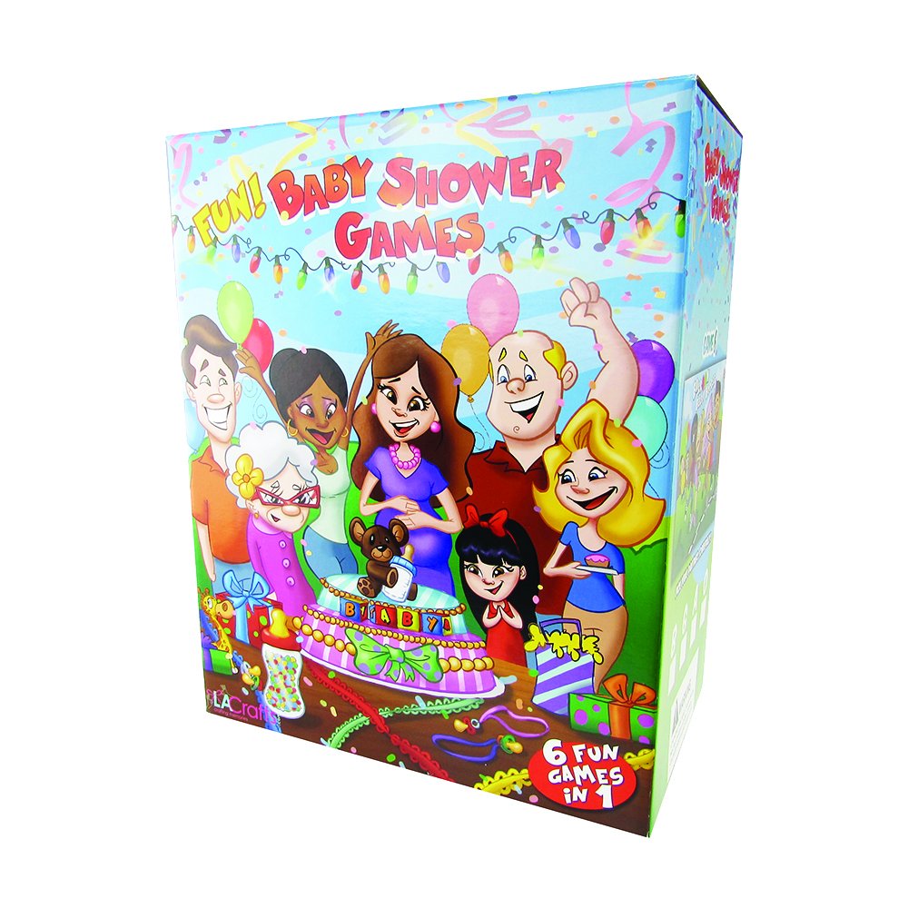 Baby Shower Games Combo Pack - 6 Fun Baby Shower Activities in 1 (Blue & Tan Theme) | Perfect for Coed Showers, Gender Reveals & New Parent Celebrations
