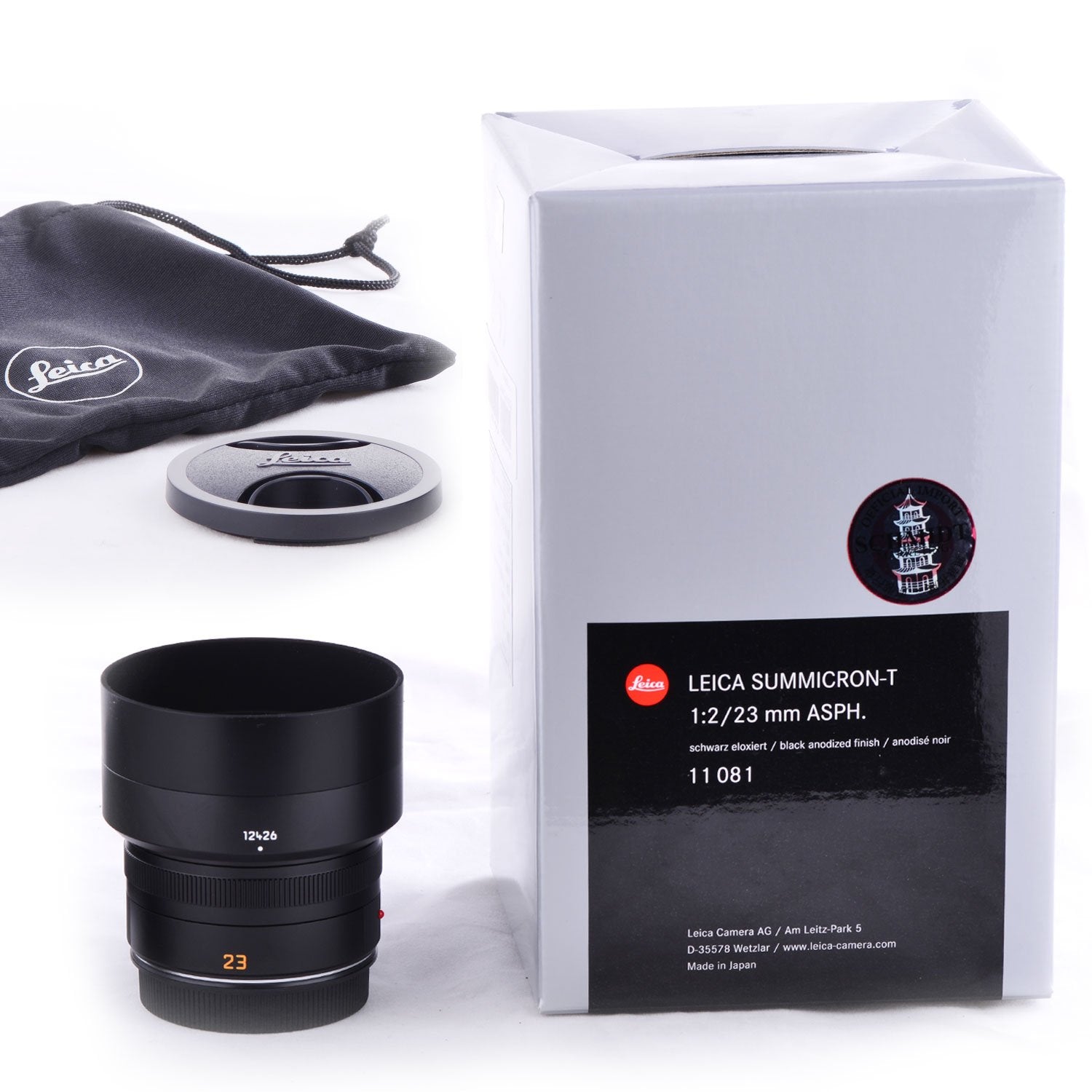 Leica Summicron T 23mm f/2 ASPH Lens for Fujifilm X Mount - Premium Prime Lens for Street Photography, Portraits & Travel