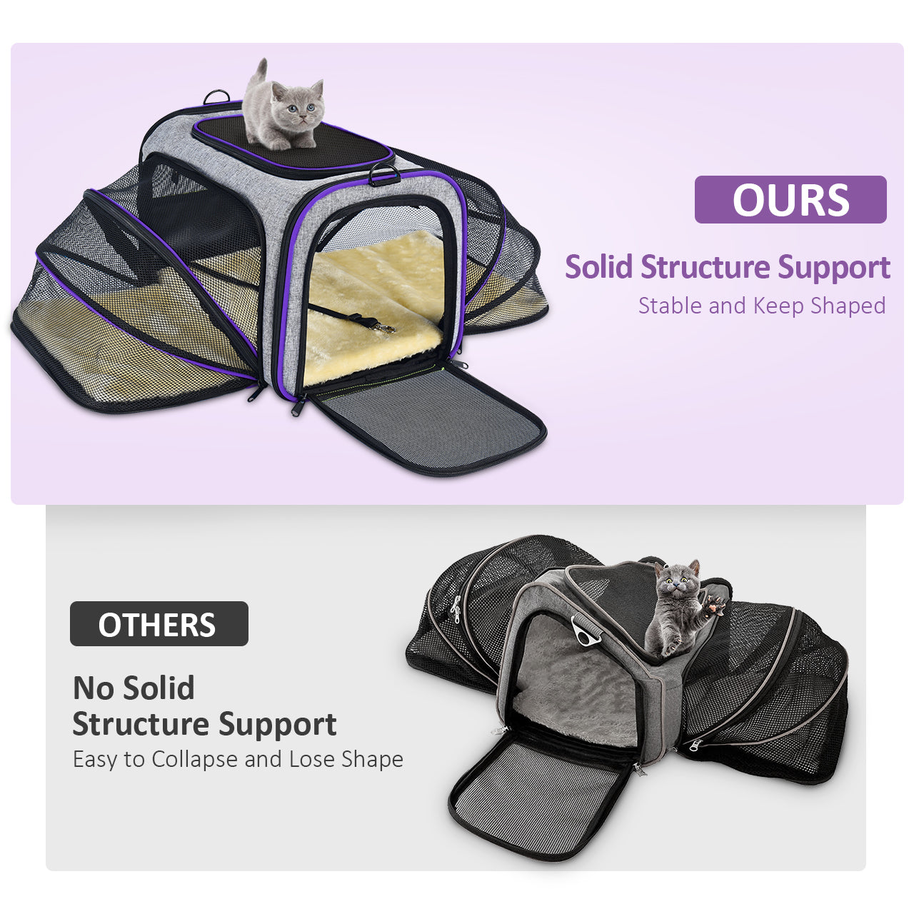 069A Airline Approved Pet Carrier - TSA Compliant Soft-Sided Dog & Cat Travel Carrier for Small Pets - Perfect for Air Travel, Road Trips & Vet Visits