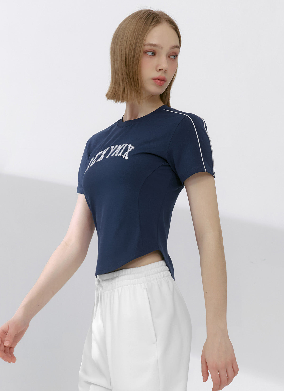 Color Block Crop Short Sleeve T-Shirt for Women - Trendy Summer Fashion Top for Casual Wear, Street Style & Outfits
