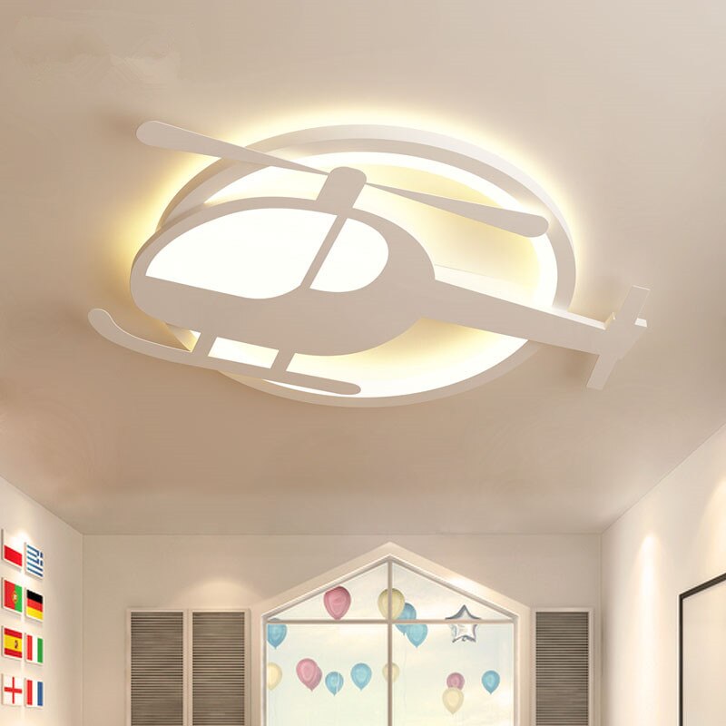 Airplane Ceiling Light - Stylish LED Aircraft-Themed Room Lighting for Kids Bedroom & Nursery Decor | Perfect for Aviation-Themed Spaces
