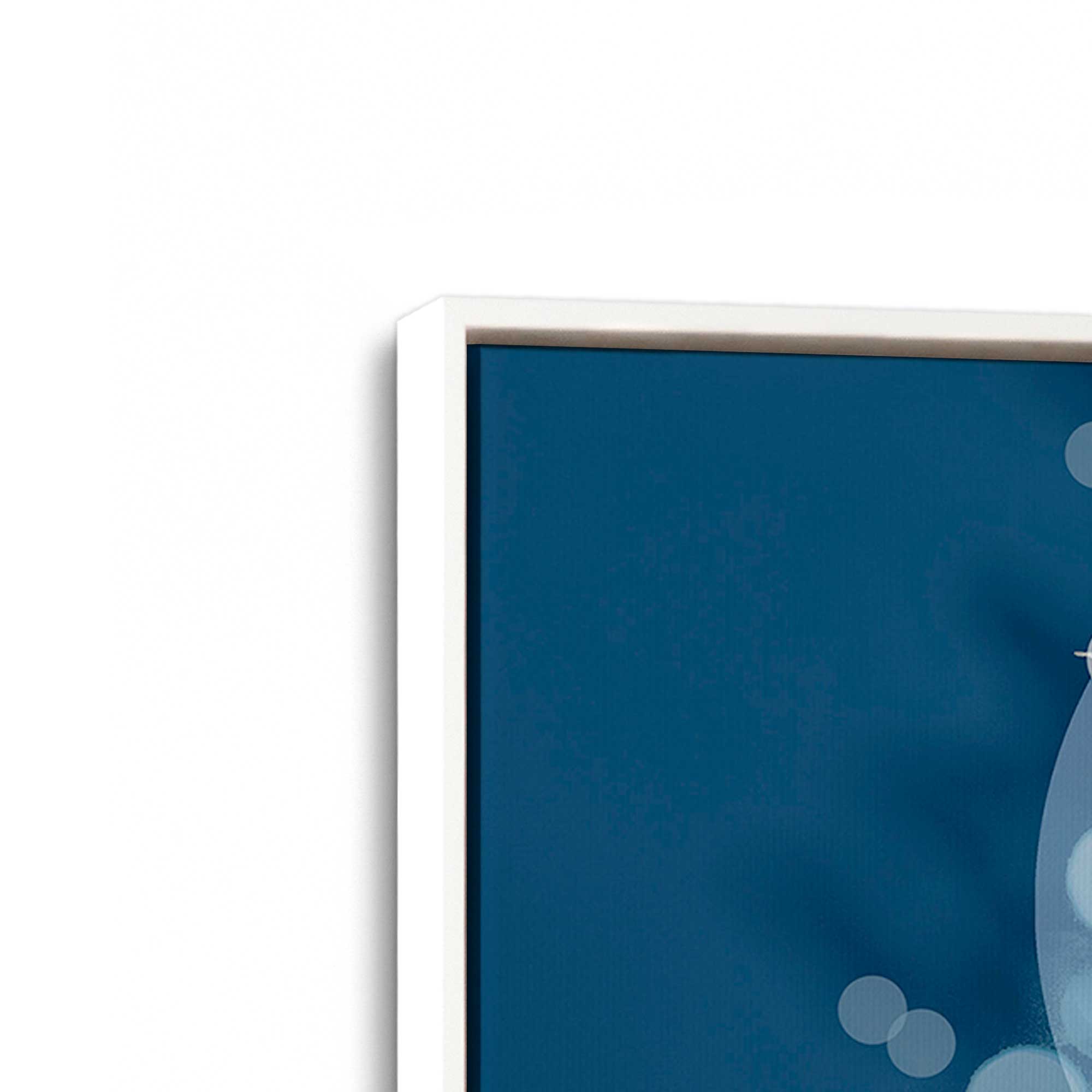 Blue Classic Nutcracker Canvas Print - Holiday Home Decor, Christmas Wall Art for Living Room & Bedroom