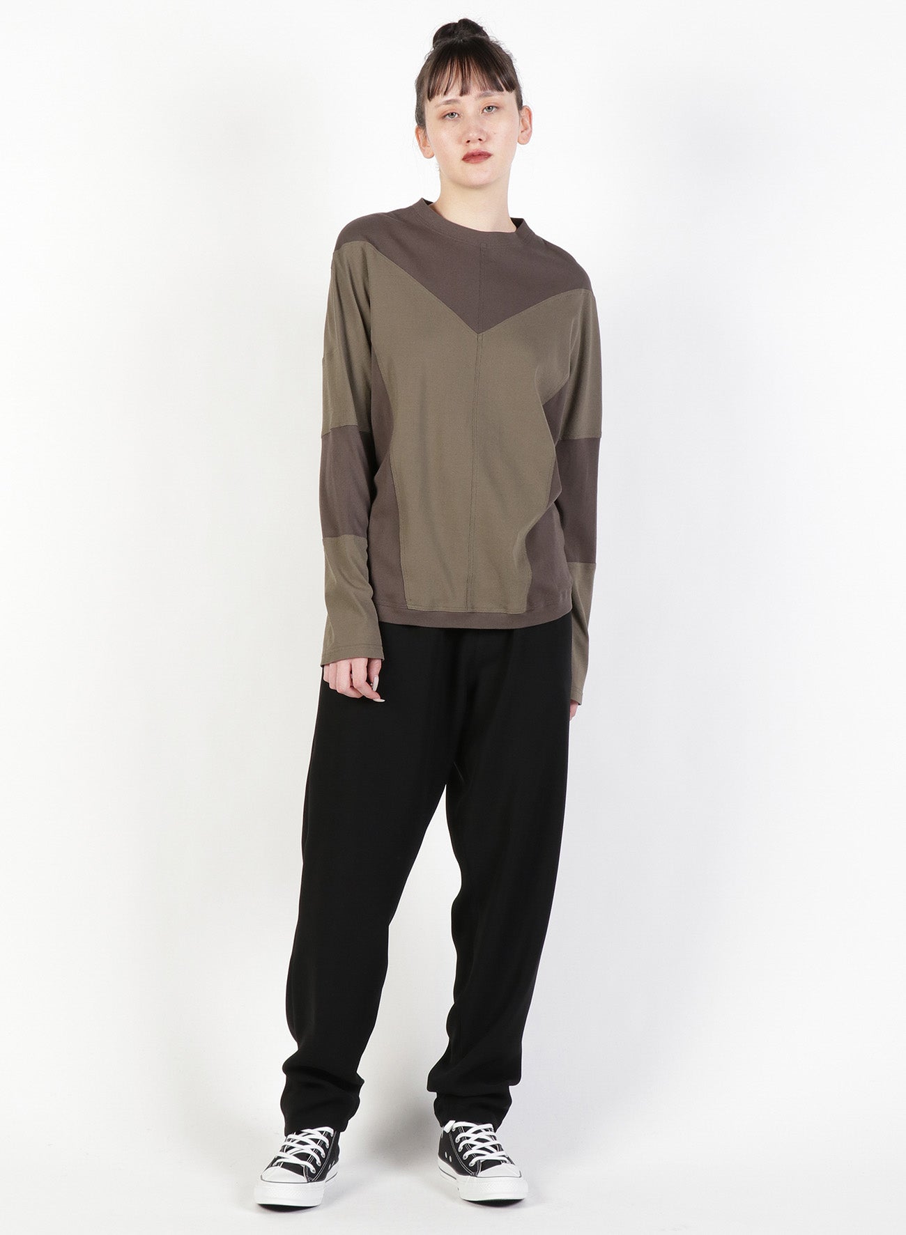 Soft Cotton Felt Combination Panel T-Shirt for Men & Women | Comfortable Casual Wear for Everyday Outfits, Work, and Weekend Relaxation