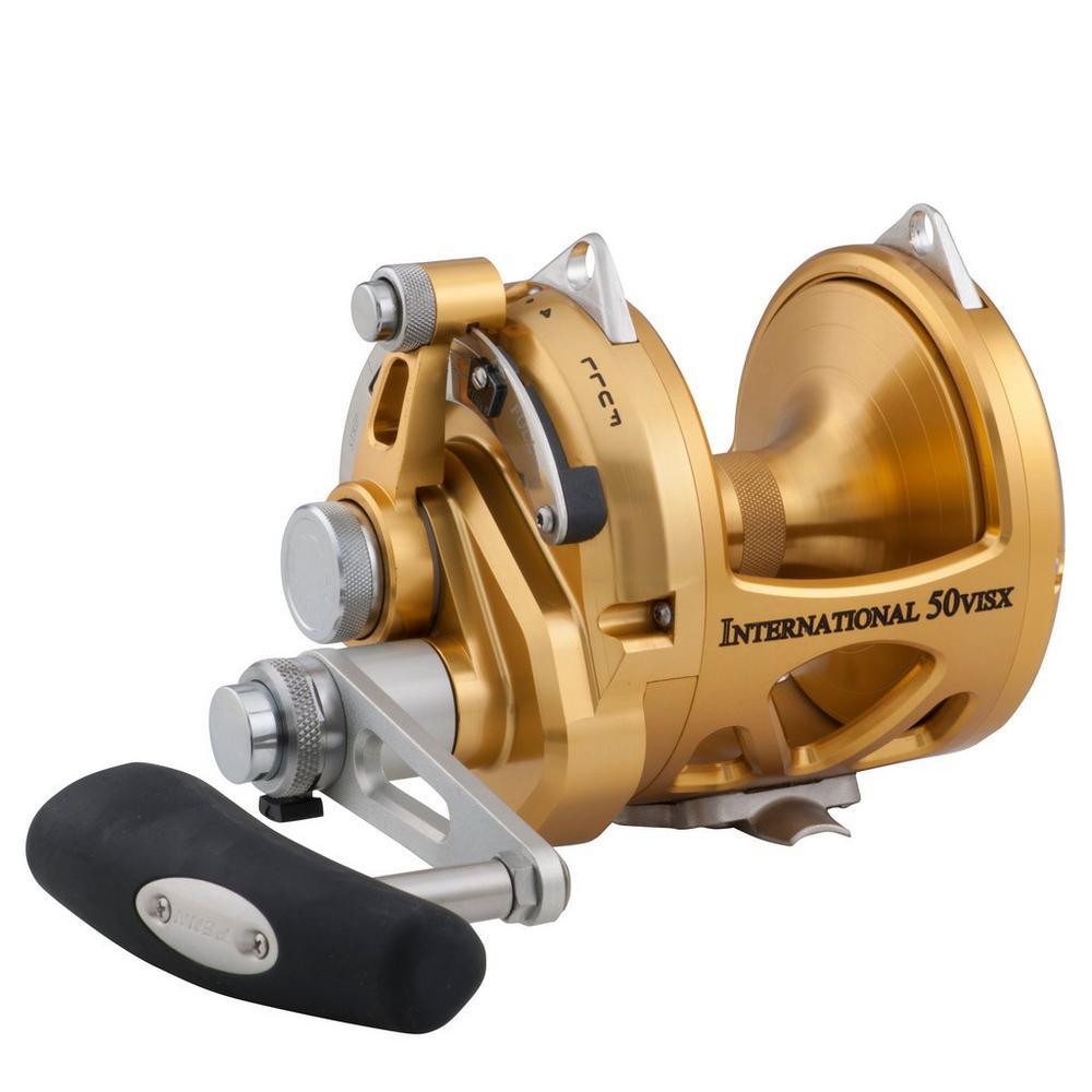 Penn International VISX 2 Speed Lever Drag Fishing Reel - Saltwater & Big Game Fishing Reel for Offshore & Deep Sea Angling