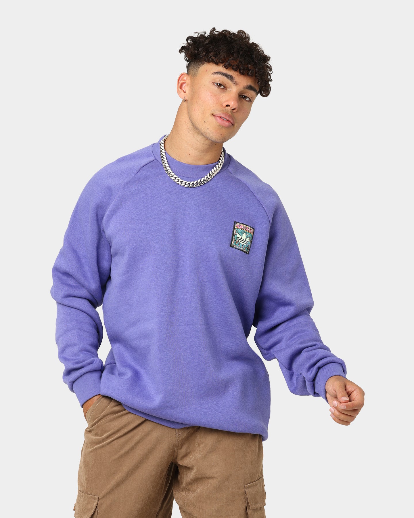 Adidas Originals Women's Purple Hoodie Sweatshirt | Casual Pullover Fleece Top for Streetwear & Lounge Wear | Gym, Running, Everyday Comfort