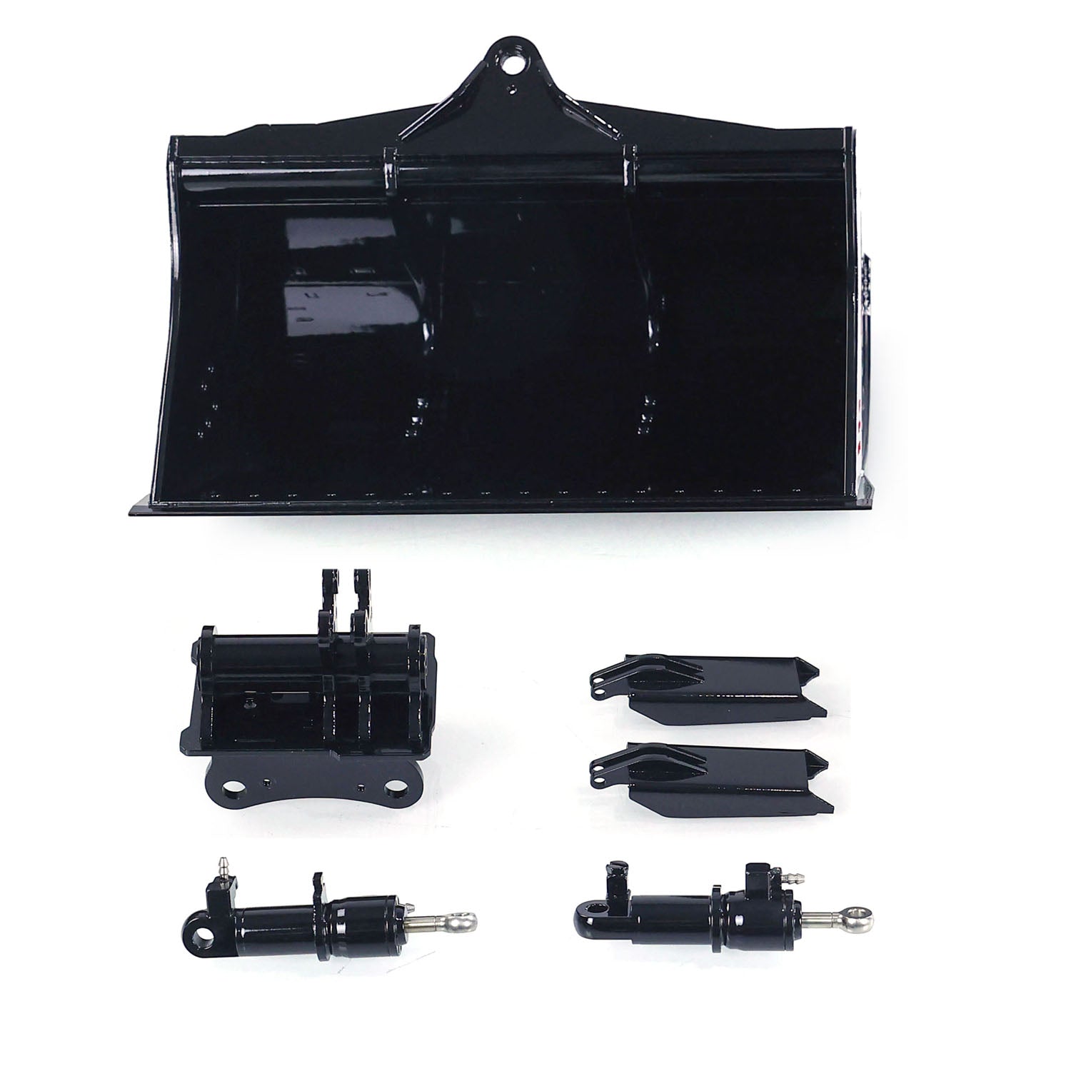 1/14 LESU PC360 Metal Excavator Truck Tracks Kit with Sprocket, ESC Motor & Metal Cabin - Heavy Duty Grab Grapple Bucket for RC Construction Vehicles - Perfect for RC Model Building, Construction Simulation & Collectors