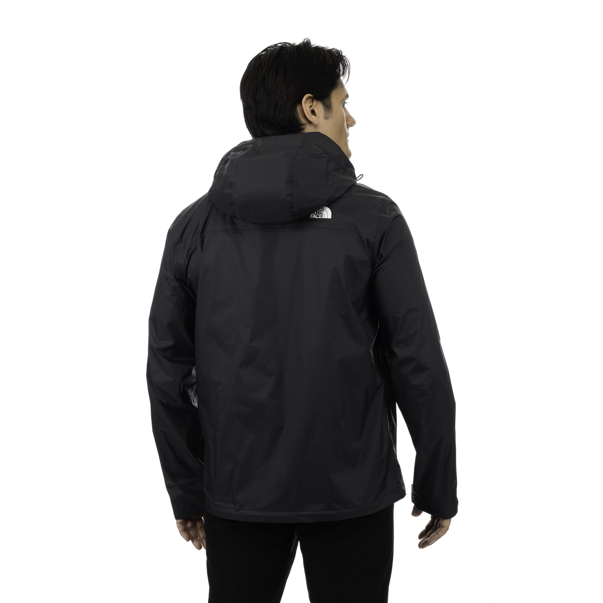 THE NORTH FACE Men’s Venture 2 Waterproof Hooded Rain Jacket - Lightweight Windproof Outdoor Shell for Hiking, Camping & Travel