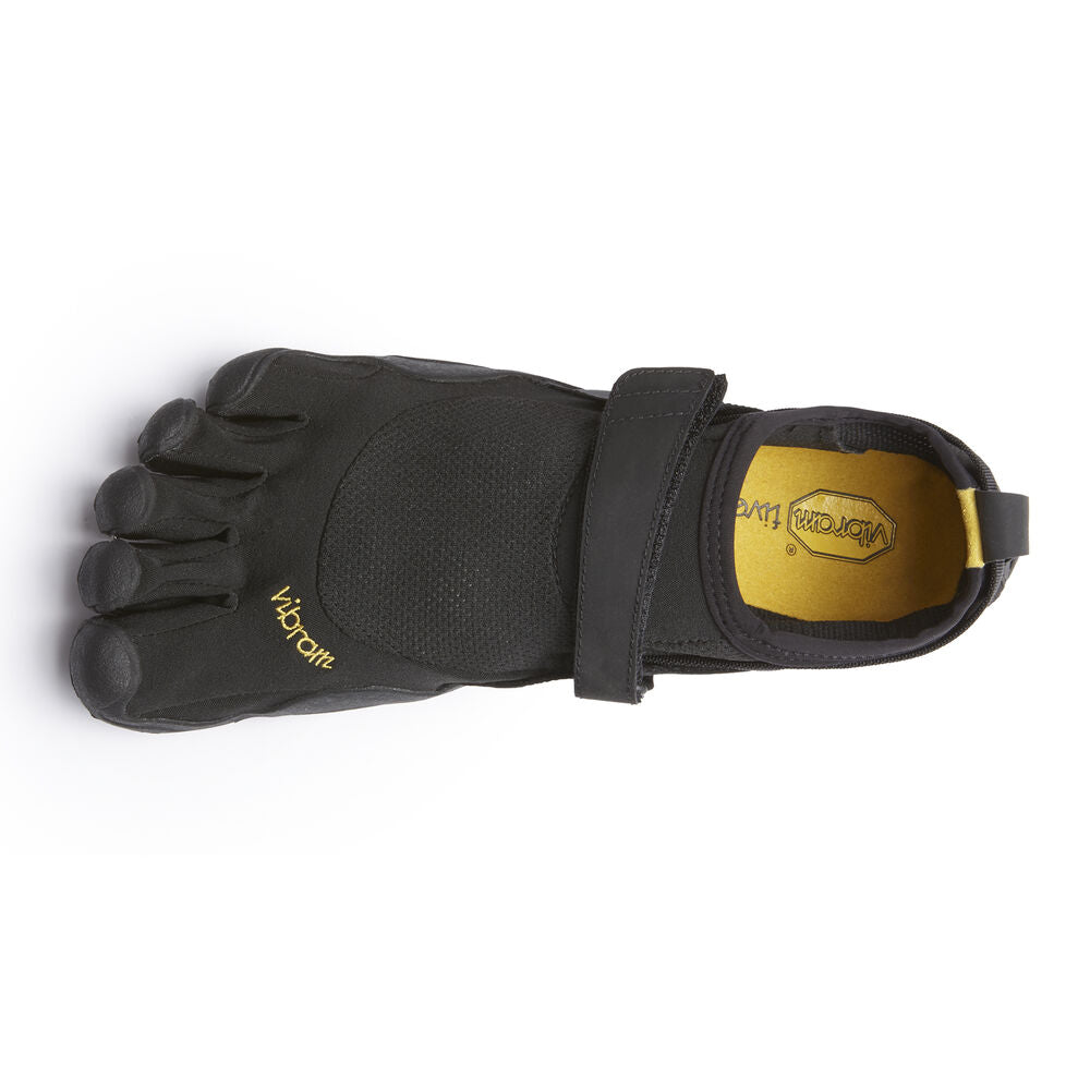 Vibram Men's KSO Barefoot Shoes - Black Minimalist Trail Running & Water Sports Shoes for Hiking, Yoga, and Gym Workouts