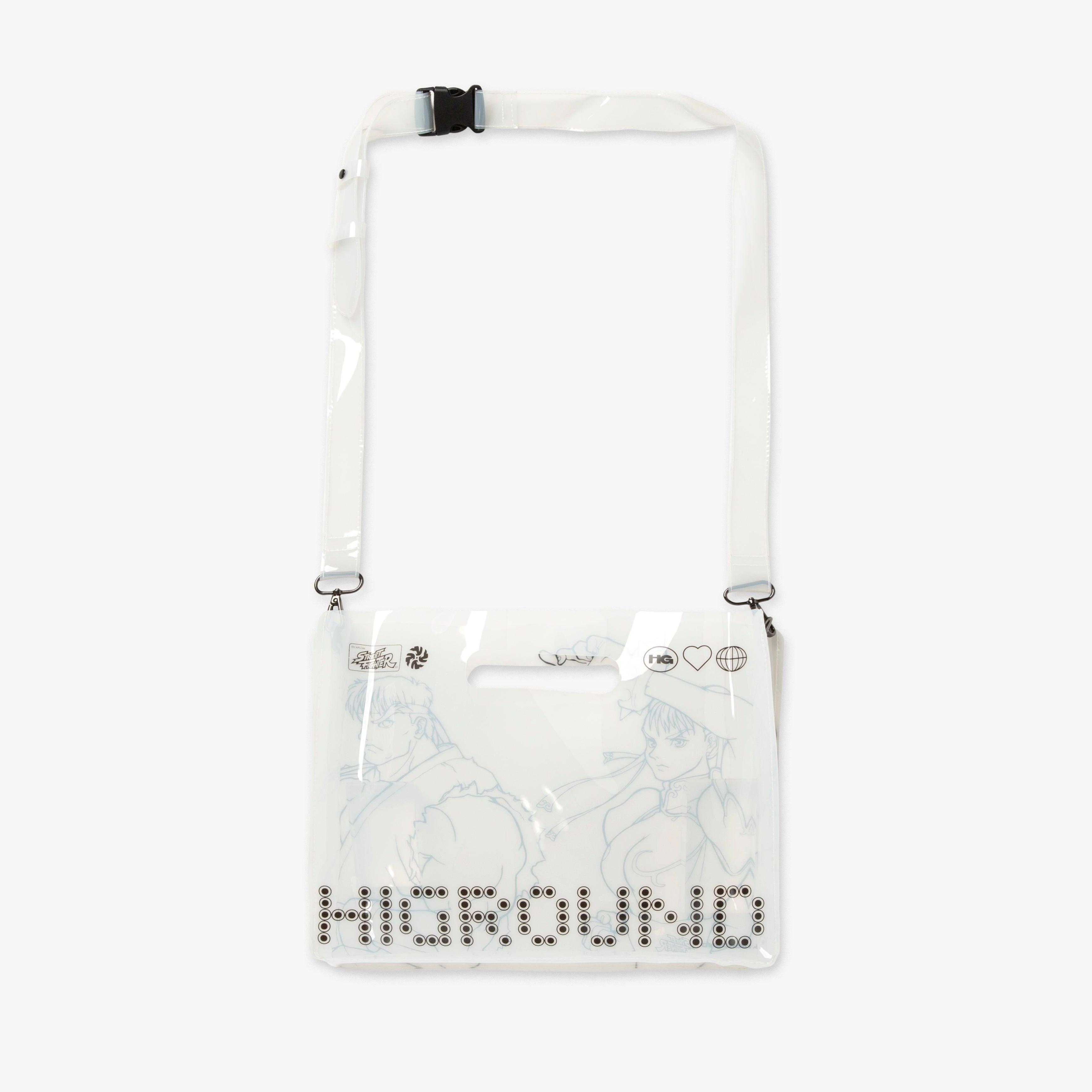 SF x HG Jellybag - Trendy Transparent Crossbody Bag for Women | Fashionable & Durable | Perfect for Travel, Shopping & Everyday Use