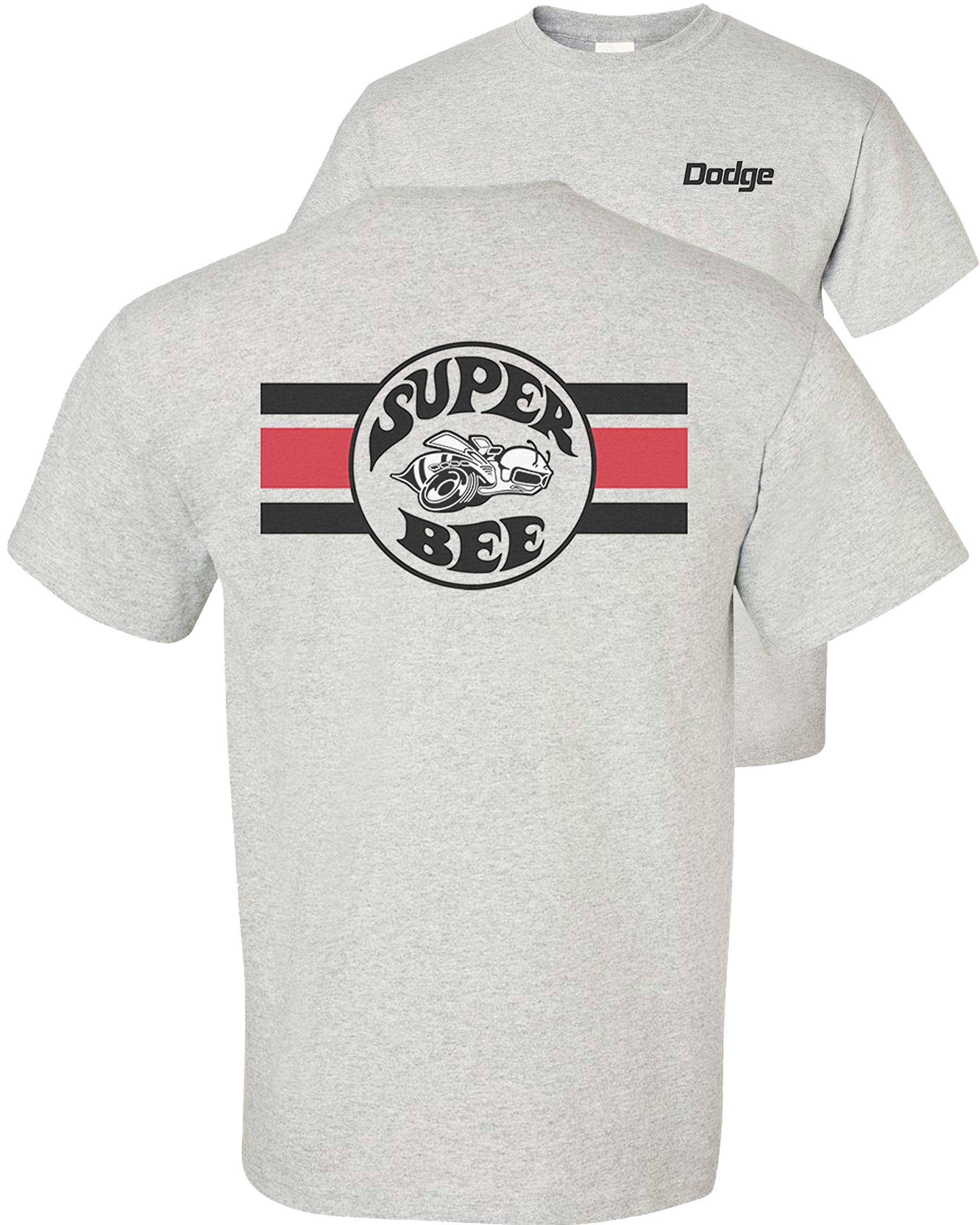 Vintage Dodge Super Bee Stripe T-Shirt - Classic Chrysler Plymouth Charger Muscle Car Enthusiast Tee - Perfect for Car Shows & Automotive Events