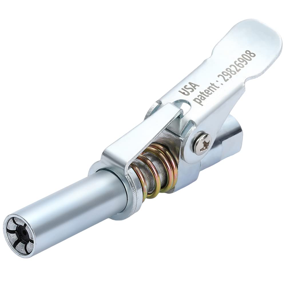 High Pressure Grease Gun Coupler 10,000 PSI, 1/8