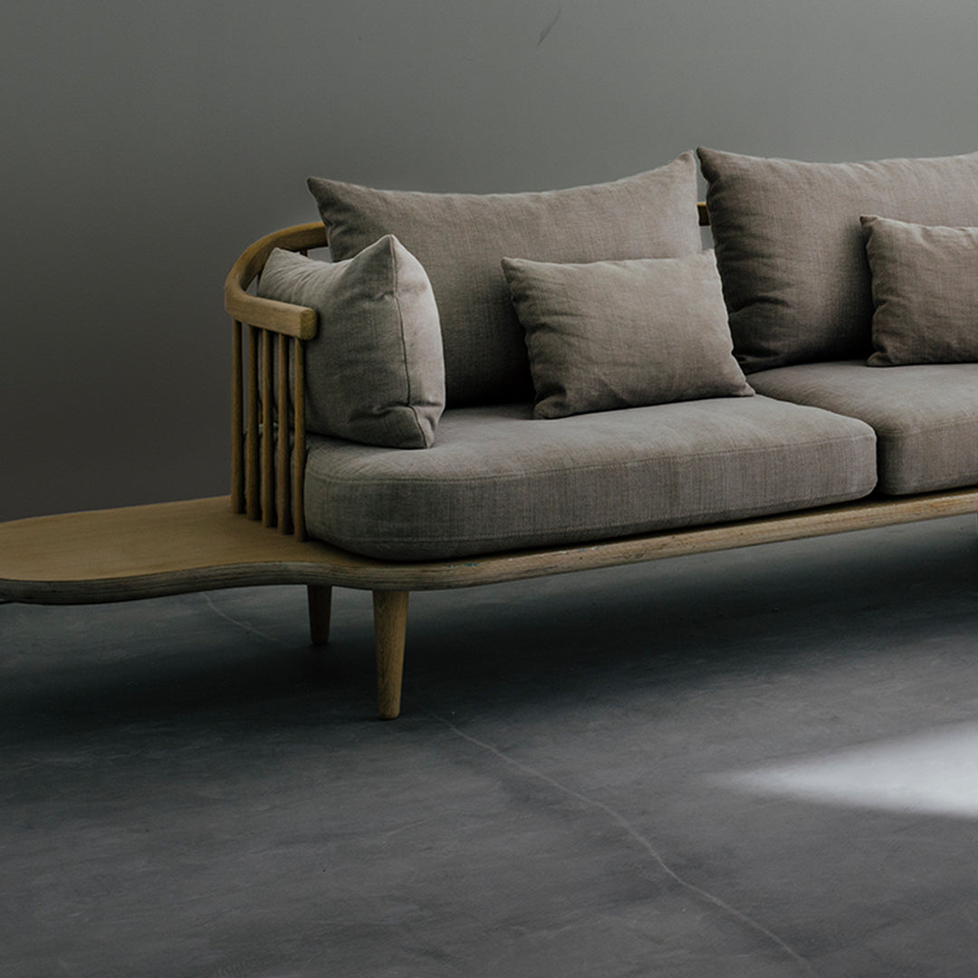 FLY SC3 2-Seater Sofa with Side Tables - Modern Living Room Furniture for Small Spaces | Perfect for Apartments, Condos & Cozy Home Decor