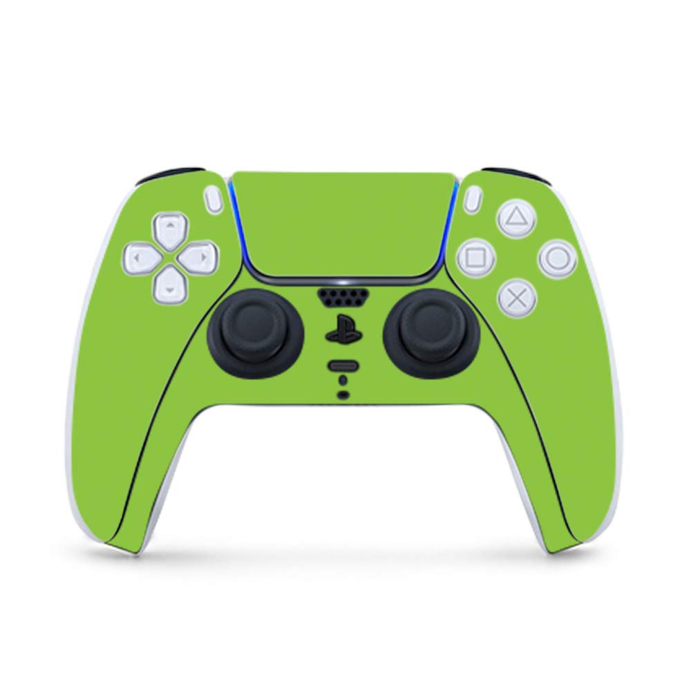 PS5 Controller Skin - Lime Green Vinyl Cover | Durable & Easy to Apply | Gaming Protection