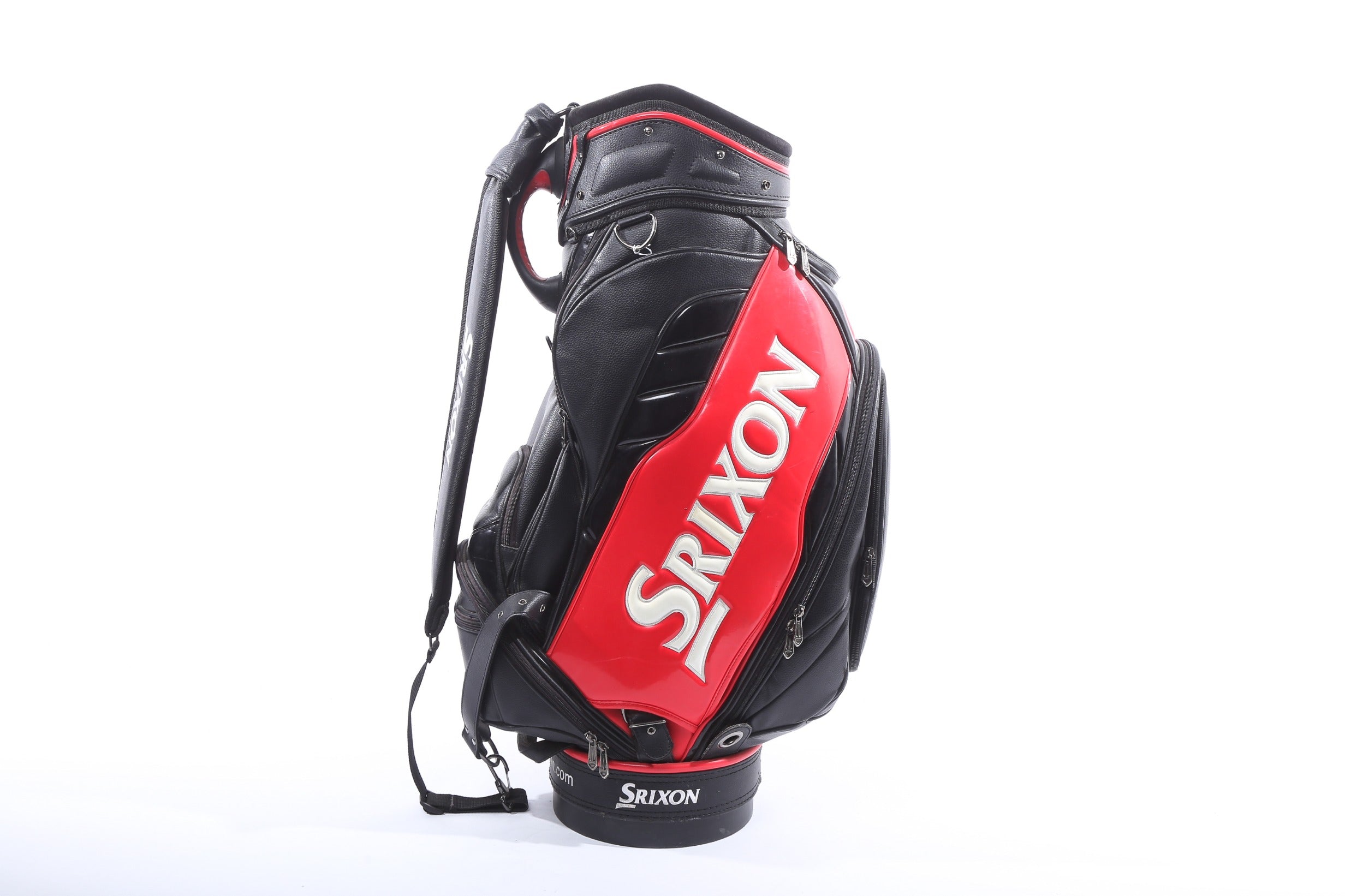 Srixon Staff Golf Bag with 6 Dividers & 8 Pockets - Lightweight Durable Stand Bag for Men & Women - Perfect for Golf Tournaments, Driving Range & Course Play