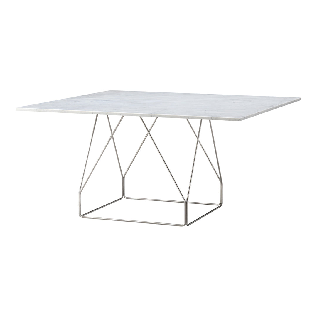 Premium JG Square Dining Table - Modern & Durable for Kitchen, Dining Room & Small Spaces | Perfect for Family Meals, Dinner Parties & Home Decor