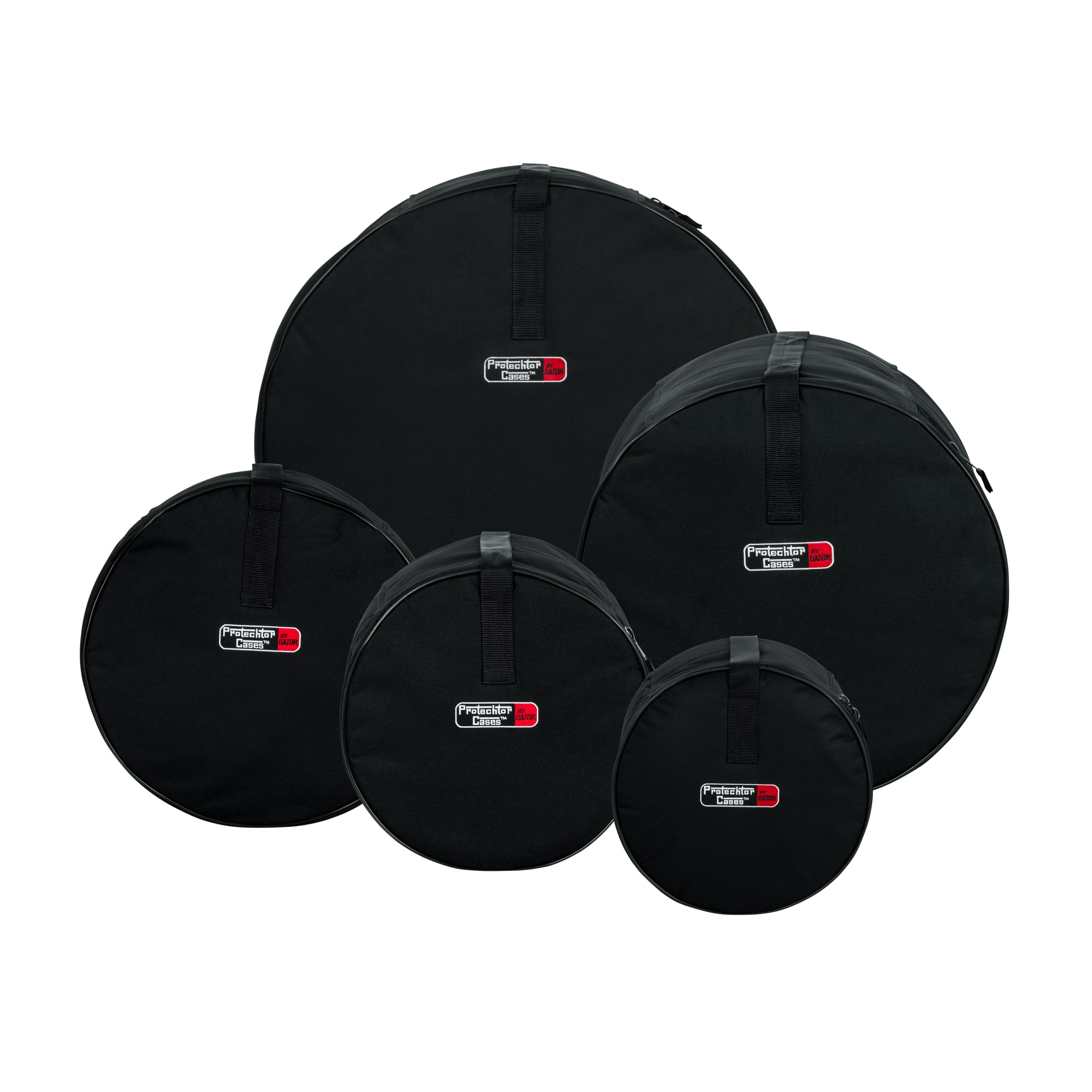 Gator GP-FUSION16 5-Piece Fusion Drum Bag Set - Lightweight & Durable Drum Cases for Gigging Musicians | Perfect for Live Performances, Studio Sessions & Traveling Drummers