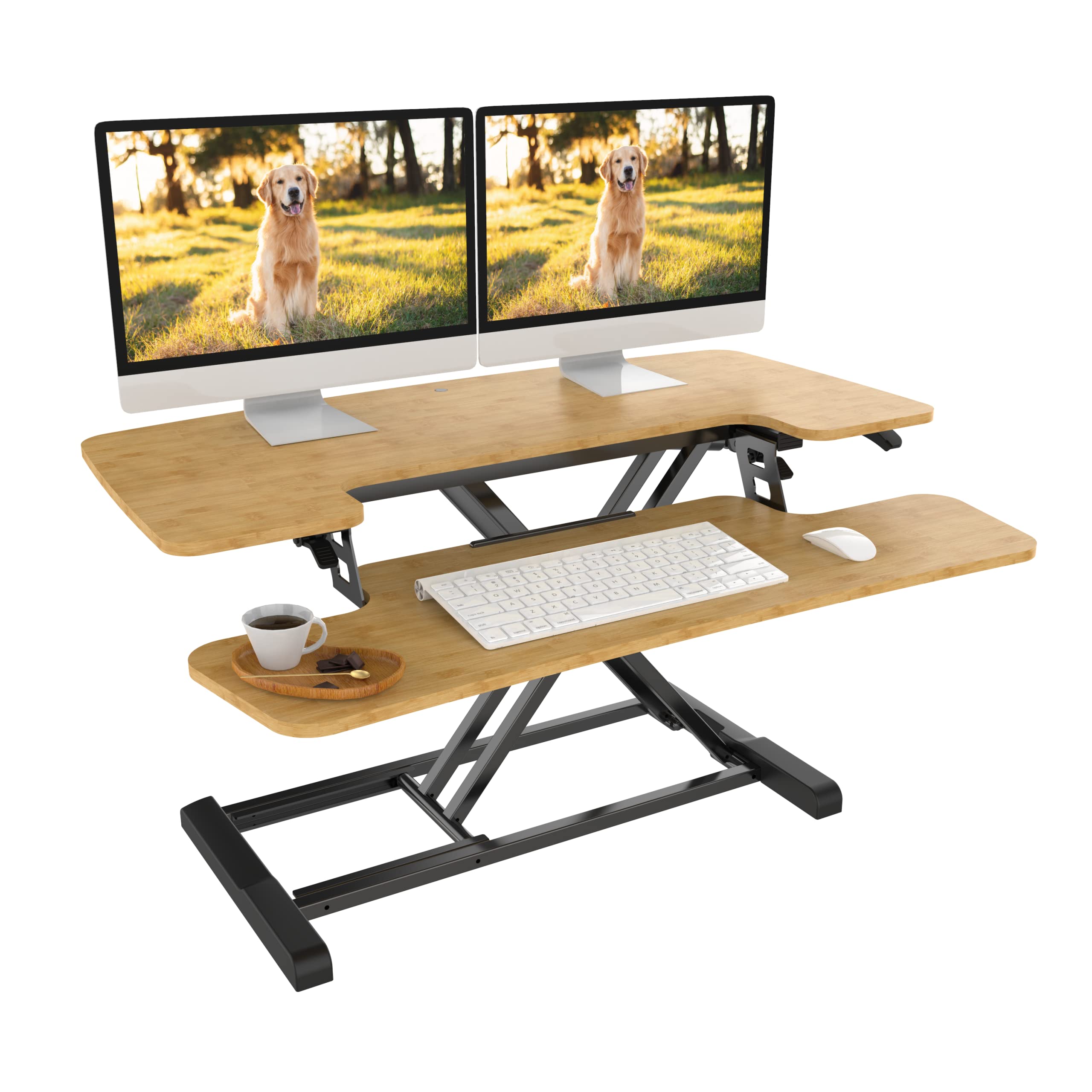 FLEXISPOT Height Adjustable Standing Desk Converter - 35