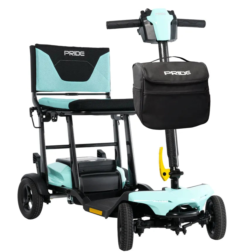 Pride Go Go Super Portable Mobility Scooter - Lightweight & Foldable for Seniors & Adults - Perfect for Travel, Shopping & Outdoor Adventures