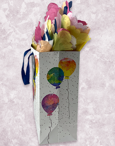 Balloon Splash Garden Gift Bags - Waterproof Party Favor Bags for Outdoor Celebrations, Birthdays & Pool Parties