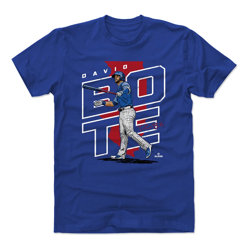 500 LEVEL David Bote Baseball Jersey - Official MLB Player T-Shirt for Chicago Cubs Fans | Game Day, Sports Events & Casual Wear