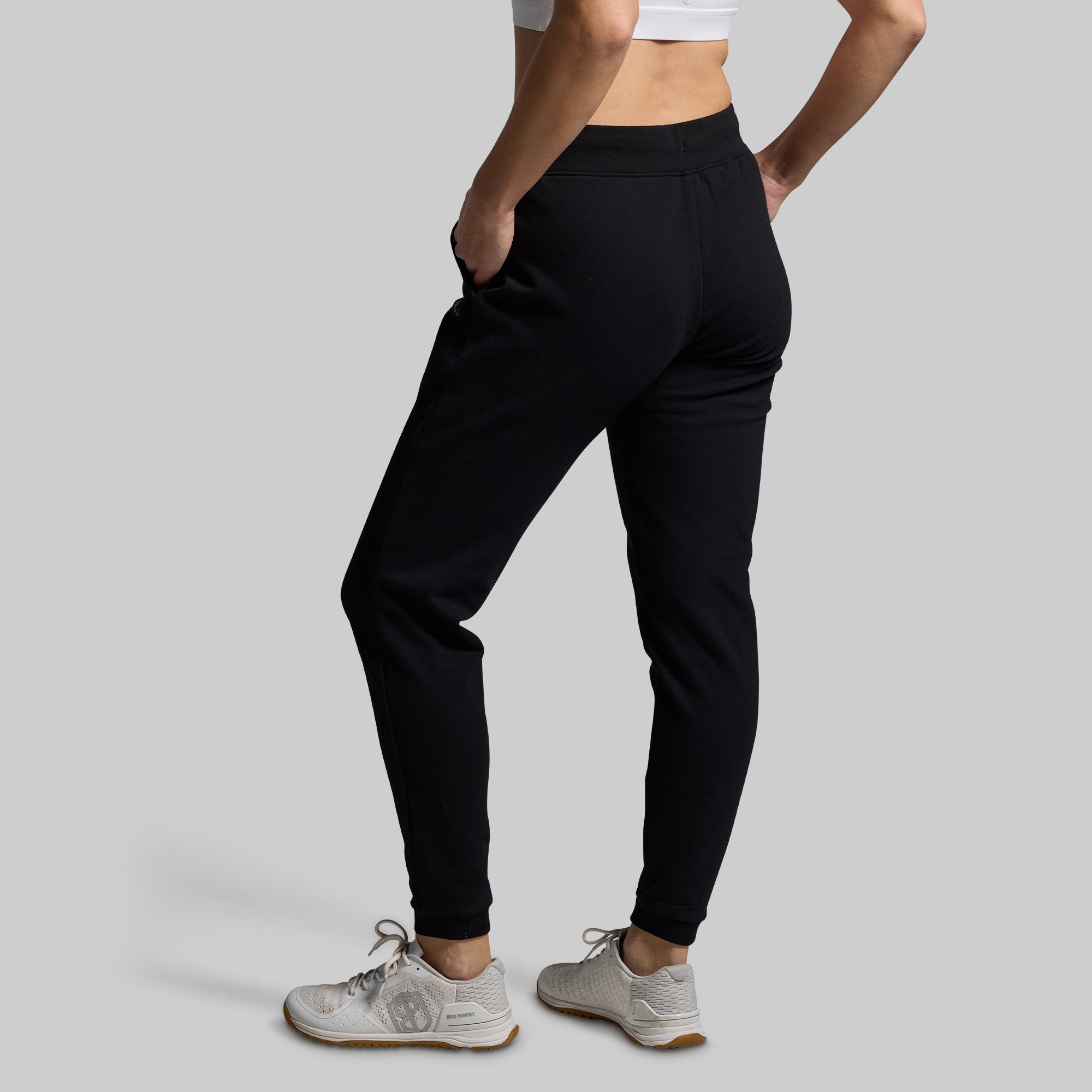 Women's Comfortable Unmatched Jogger Set - Soft Lounge Pants & Top Outfit in Black | Perfect for Yoga, Running, Gym Workouts & Casual Wear
