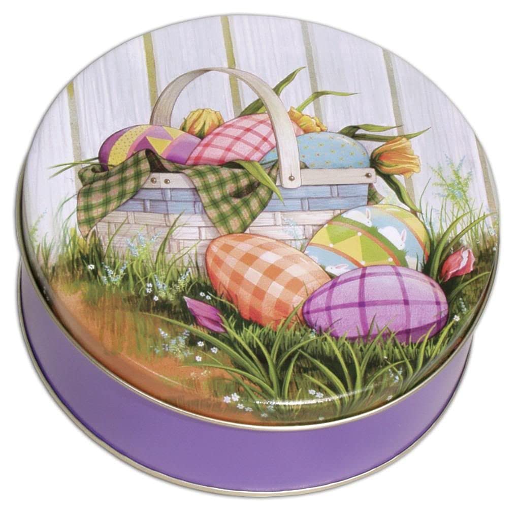 Scott's Cakes Mini Easter Basket Tin - Assorted Flavors, Perfect for Easter Gifts, Party Favors & Holiday Treats