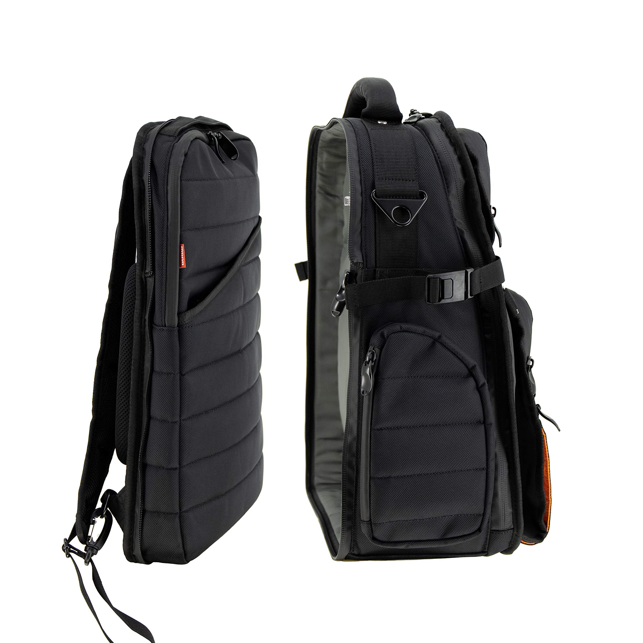 Classic FlyBy Ultra Backpack - Durable Waterproof Travel Backpack for Men & Women - Perfect for Hiking, School, Work & Outdoor Adventures (Black)