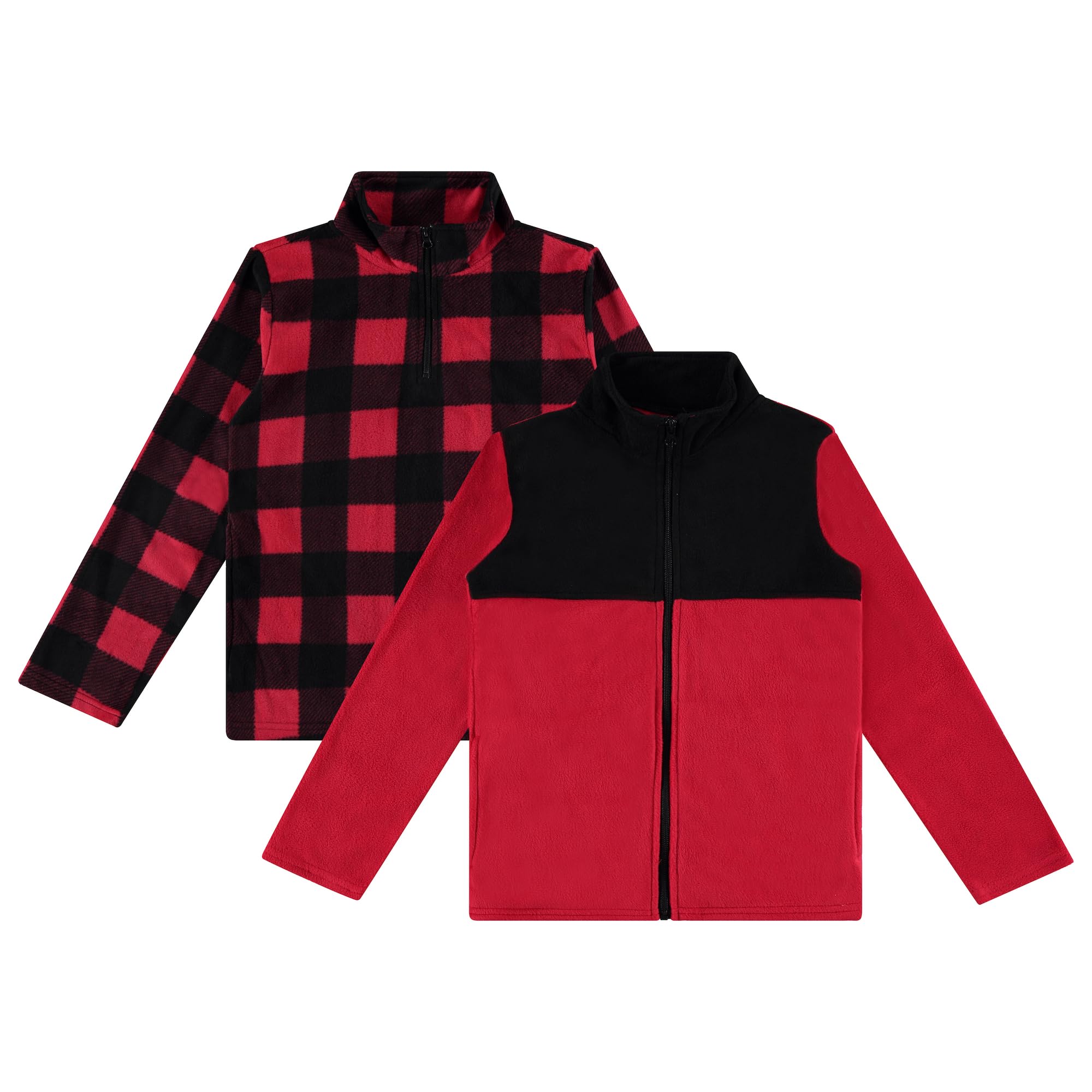 STITCH & STONE Boys Fleece Pullover - Cozy Sweaters for Kids, Perfect for School & Play