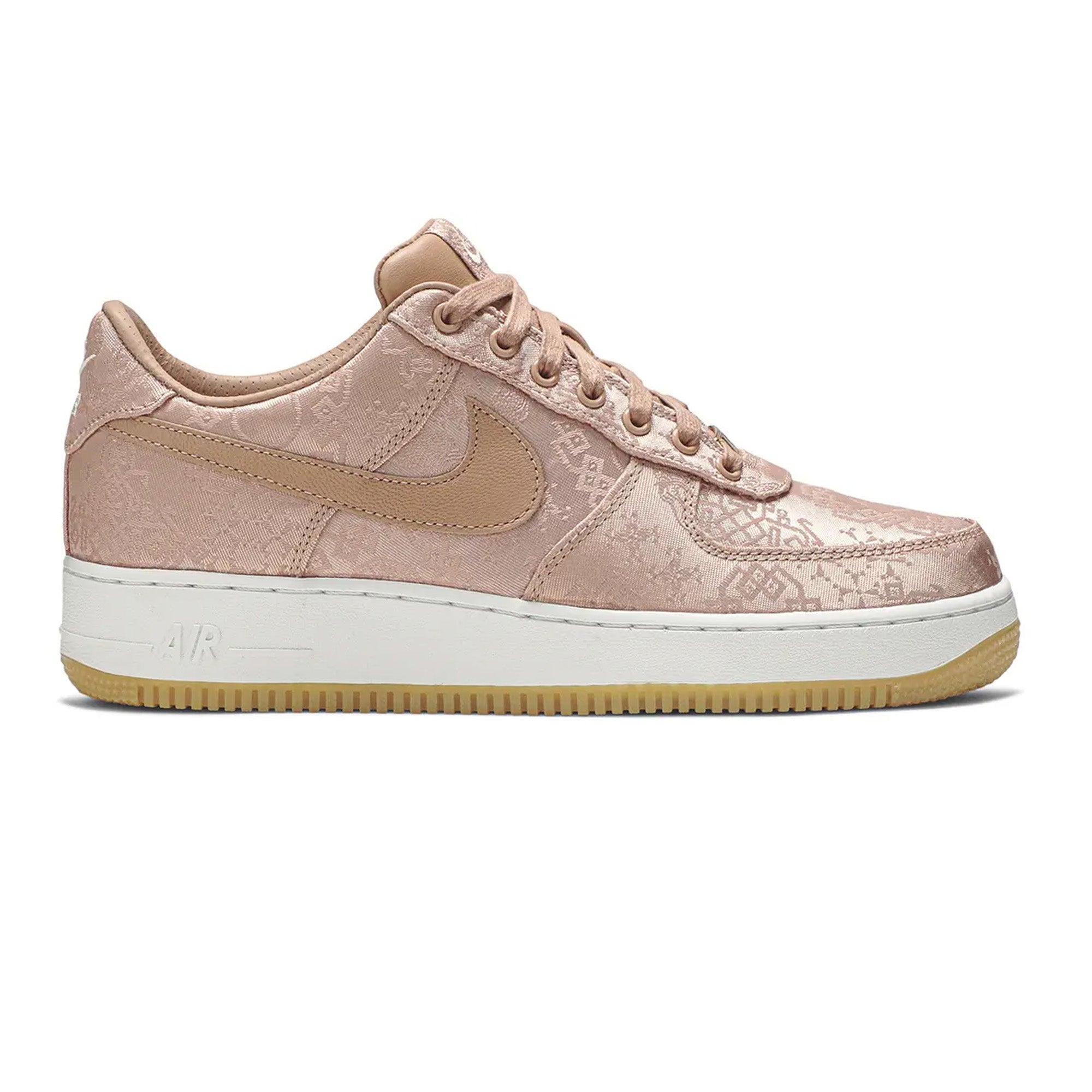 Nike Air Force 1 Low x CLOT 'Rose Gold Silk' Sneakers (2020) - Limited Edition Streetwear Shoes for Men's Fashion & Hip Hop Style