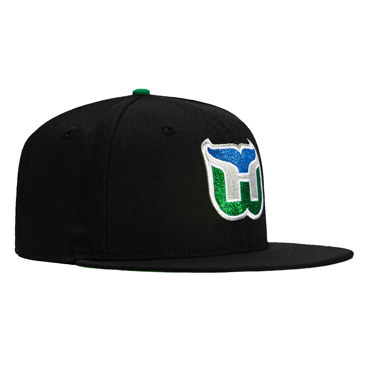 New Era 59Fifty Hartford Whalers Team UV Black Baseball Cap - Official NHL Hockey Hat for Men & Women - Perfect for Games, Tailgating & Fan Gear Collection