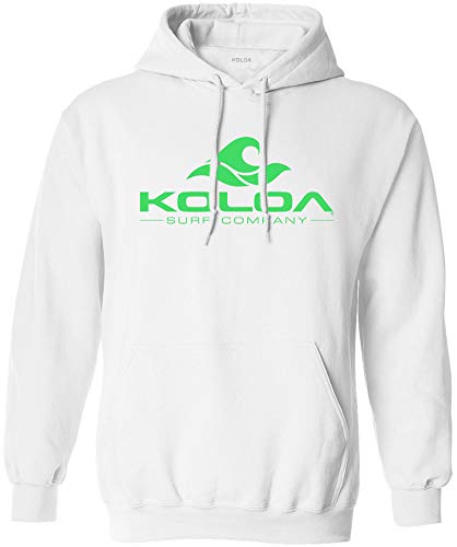 White With Neon Green Logo