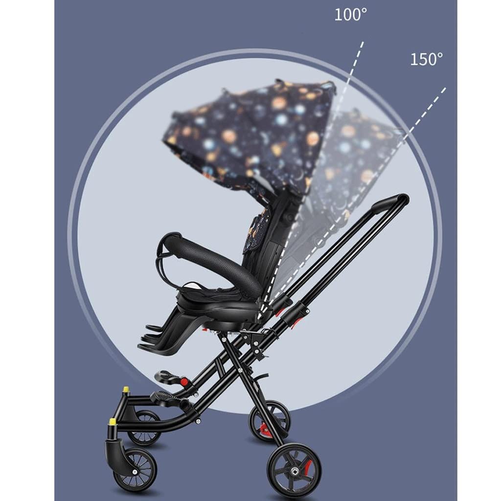 Lightweight Double Stroller for Twins - Compact Foldable Travel Stroller with 5-Point Safety Harness | Perfect for Travel, Shopping & Outdoor Walks