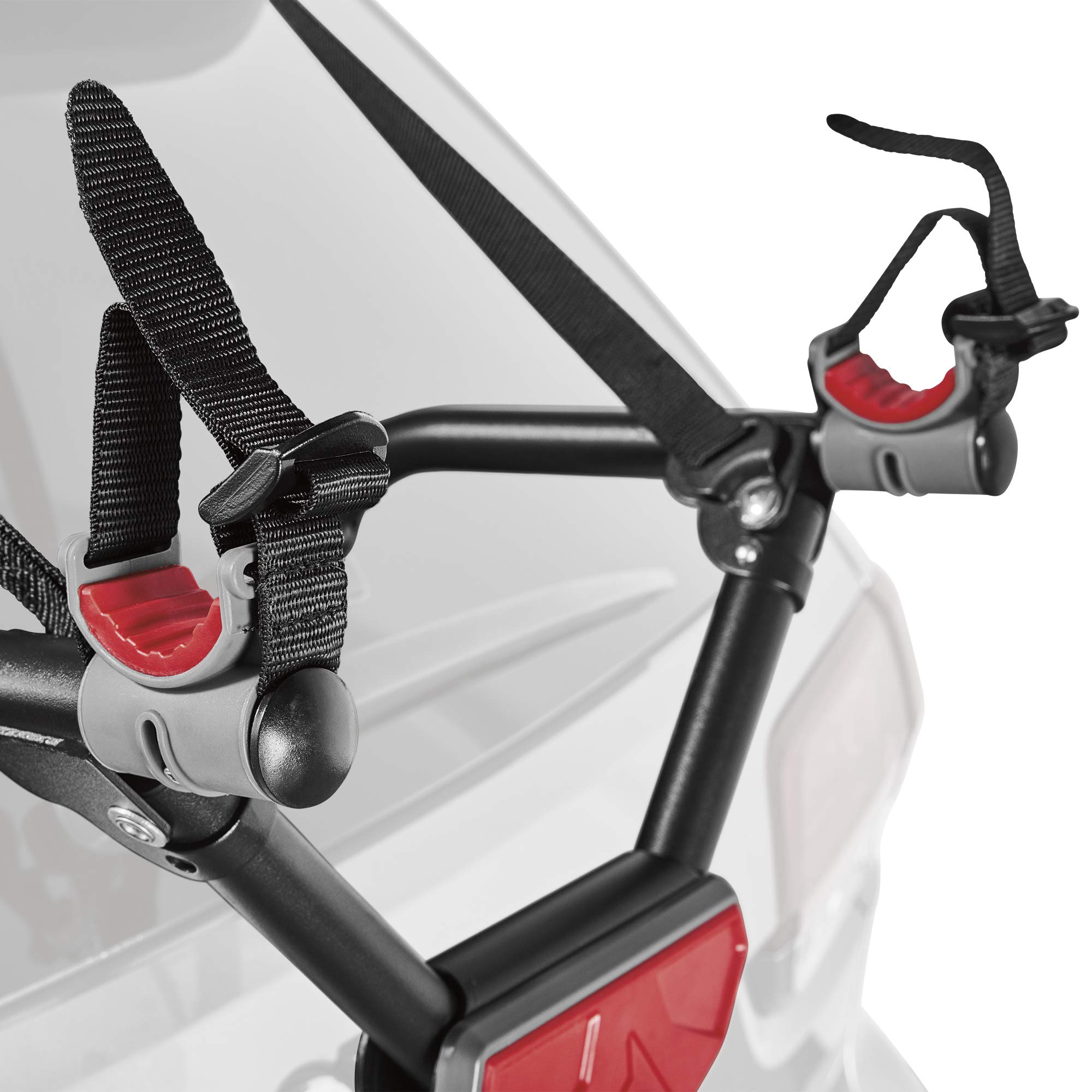 Allen Sports Ultra Compact Folding 2-Bike Trunk Mount Rack - Model MT2-B | Lightweight Car Bike Carrier for Road & Mountain Bikes | Perfect for Road Trips, Camping & Outdoor Adventures