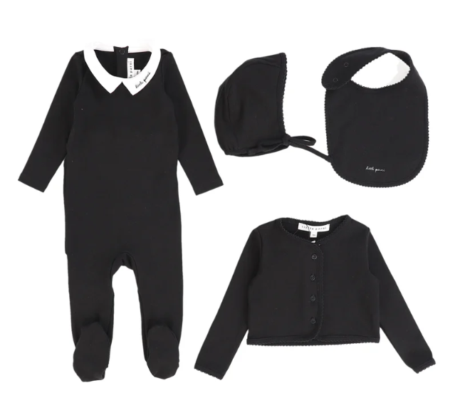 Little Parni Stretchie Cardi & Bonnet Set for Babies (3M-18M) - Soft Knit Cardigan and Hat Outfit for Newborns, Infants & Toddlers - Perfect for Photo Shoots, Gifts, and Everyday Wear