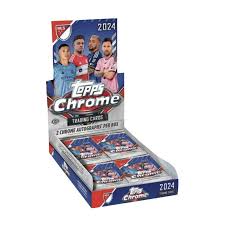 2024 Topps Chrome MLS Soccer Hobby Box - Premium Trading Cards Collection for Soccer Fans & Collectors - Perfect for Gifts, Investments, and Game Day Excitement