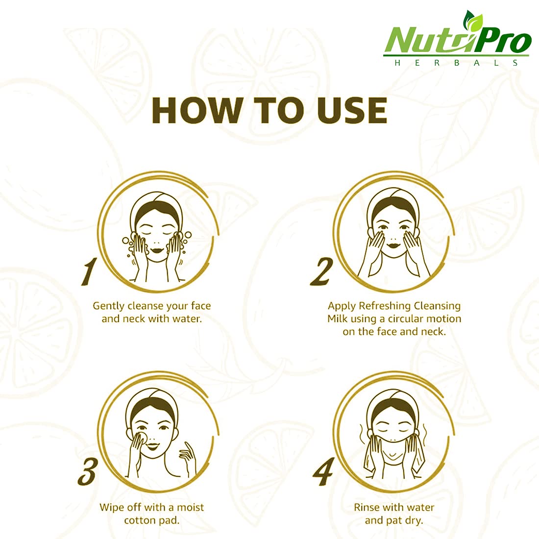 NutriPro Ubtan Cleansing Milk with Turmeric & Kesar Extract - Natural Makeup Remover & Skin Brightening Face Wash for Glowing Skin - Paraben & Silicone Free (250ml) | Perfect for Daily Cleansing & Post-Makeup Skincare Routine