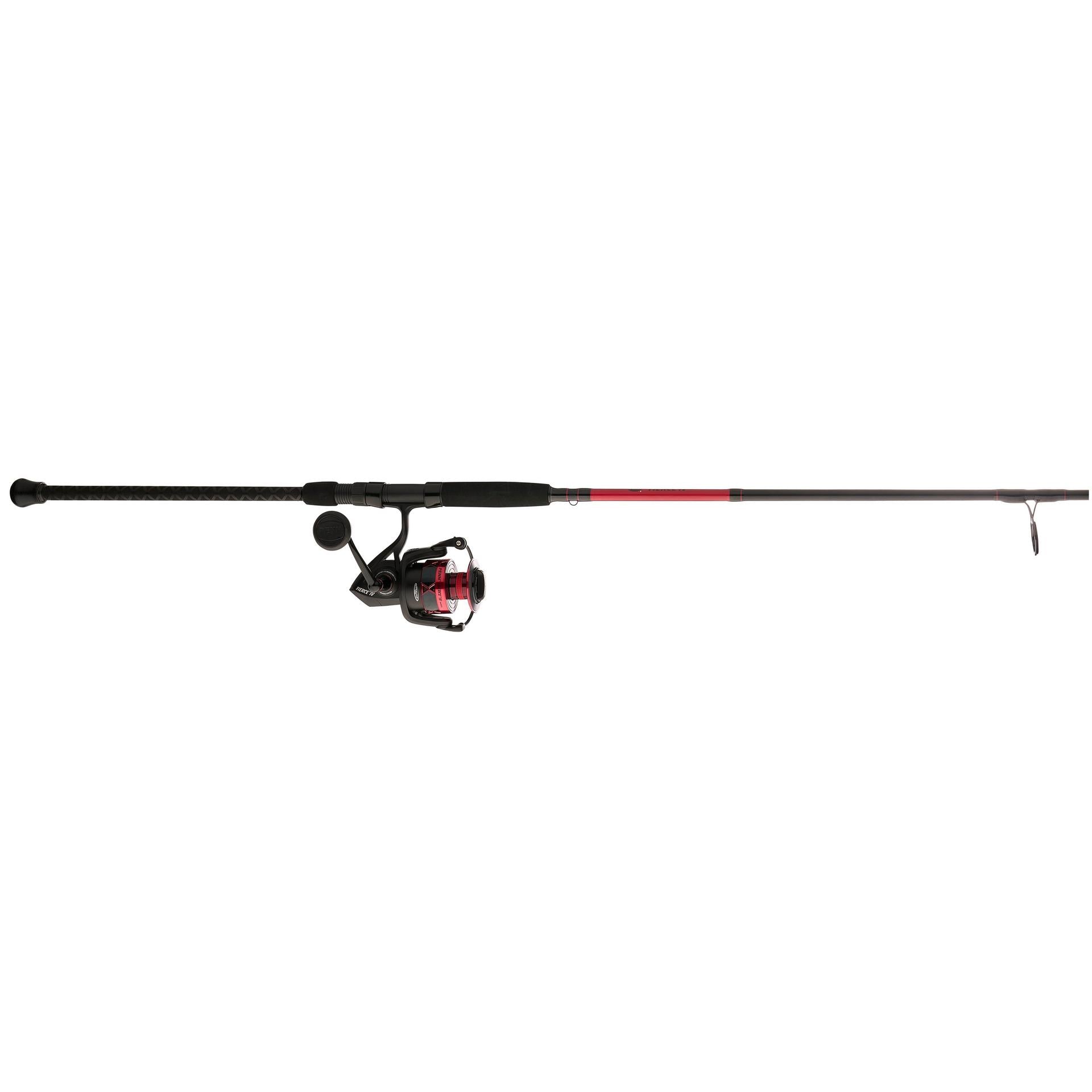 Fierce® IV Spinning Rod and Reel Combo - Premium Fishing Gear for Saltwater and Freshwater Anglers - Perfect for Bass, Trout, and Walleye Fishing