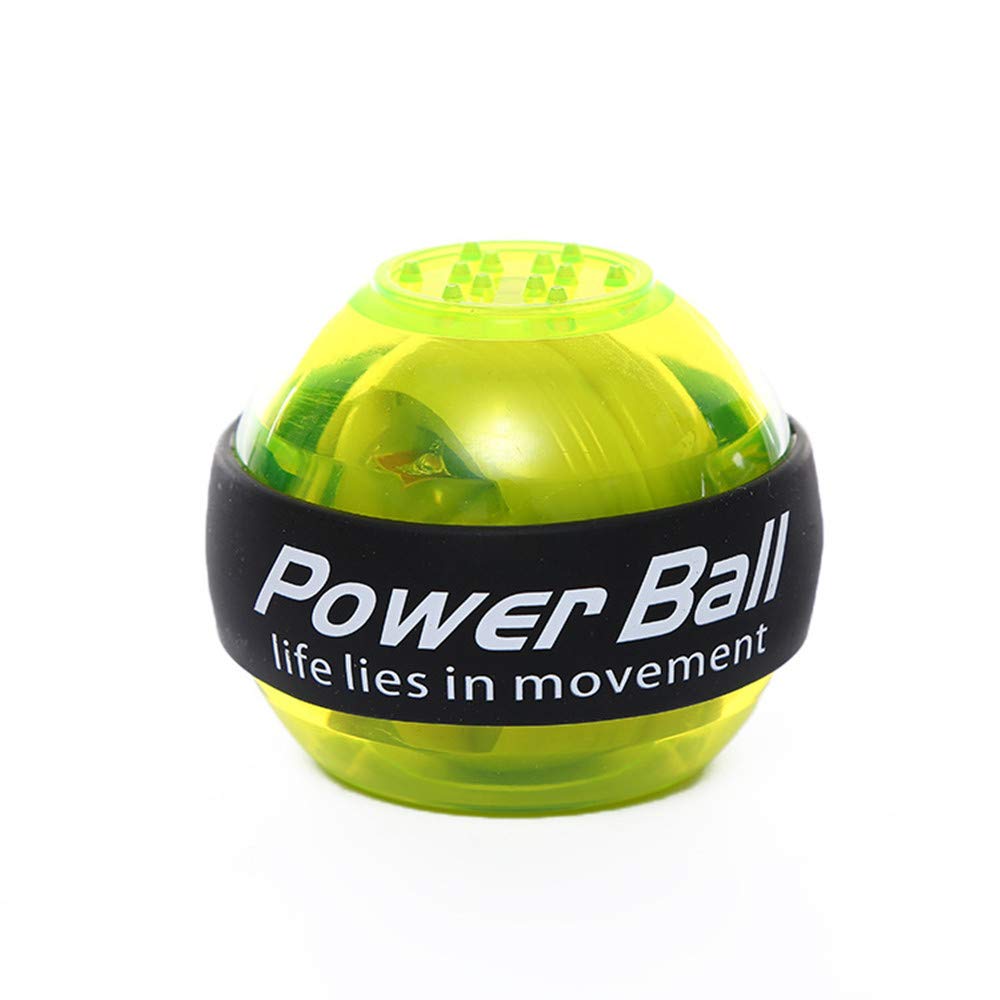 Gyro Power Ball Wrist Exerciser - Hand Grip Strengthener for Forearm & Wrist Muscle Training - Improve Grip Strength for Sports, Rock Climbing & Rehabilitation Therapy