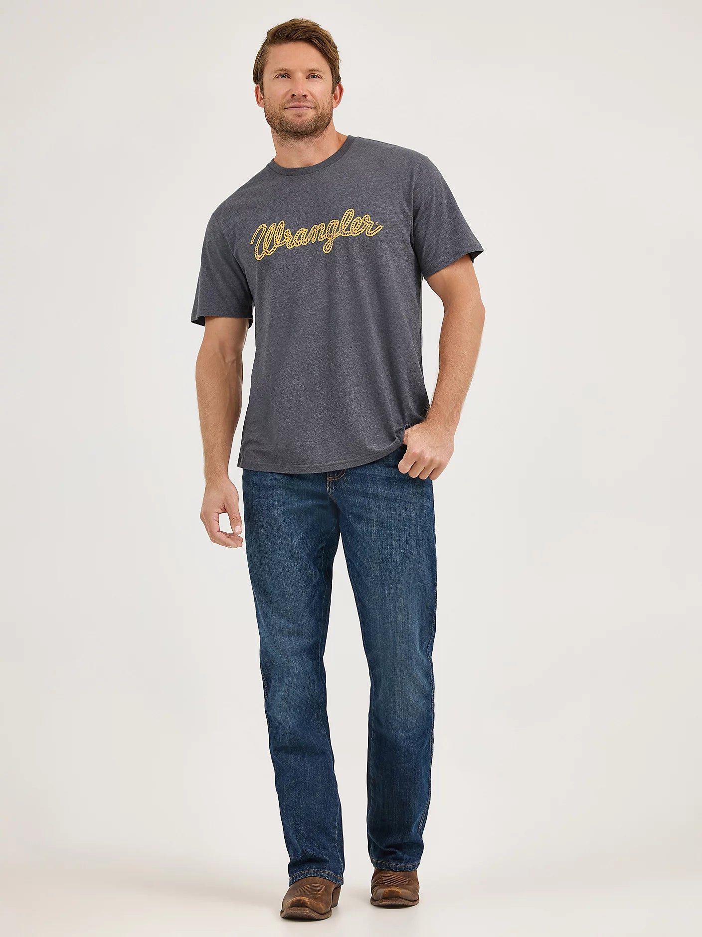 Wrangler Retro® Men's Relaxed Fit Bootcut Jeans - Classic Denim Pants for Casual Wear & Western Style Outfits