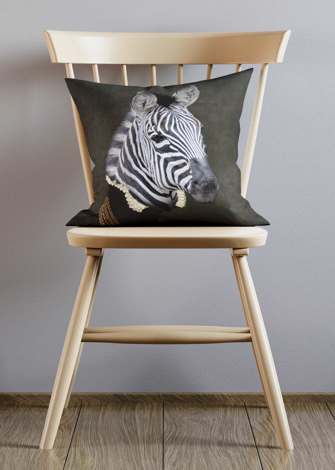 Zebra Head Portrait Cushion - Soft Plush Animal Pillow for Home Decor, Kids Room, Nursery, and Sofa - Perfect for Gifts, Bedroom Accent, and Cozy Comfort