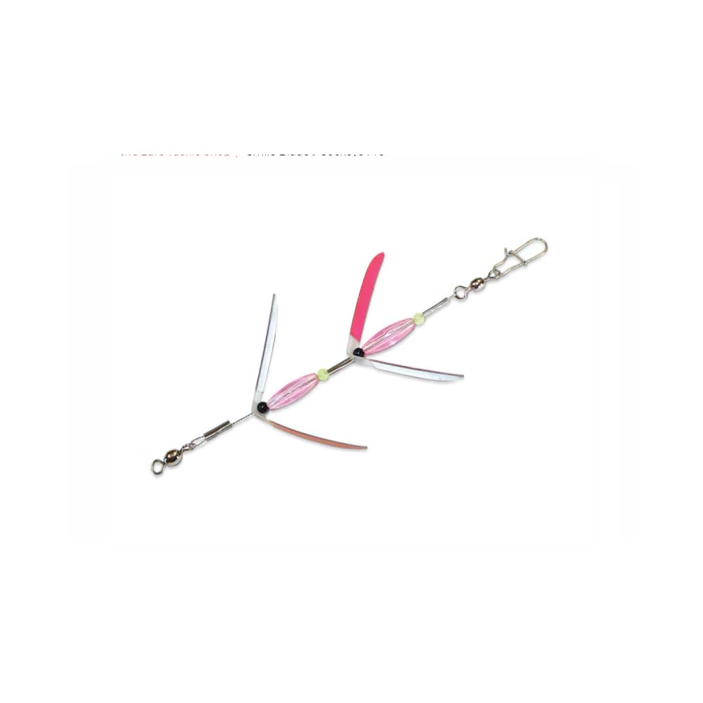 Mack's Lure 70000 Hot Wings Fishing Lure - Pink Mirror & Silver Mirror for Bass, Trout, and Walleye - Perfect for Freshwater and Saltwater Fishing