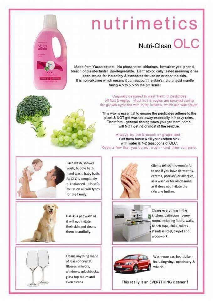 NutriClean Original Lotion Concentrate (OLC) 1L - Deep Cleaning Formula for Kitchen, Bathroom & Floors - Removes Grease, Stains & Odors - Eco-Friendly & Powerful Degreaser