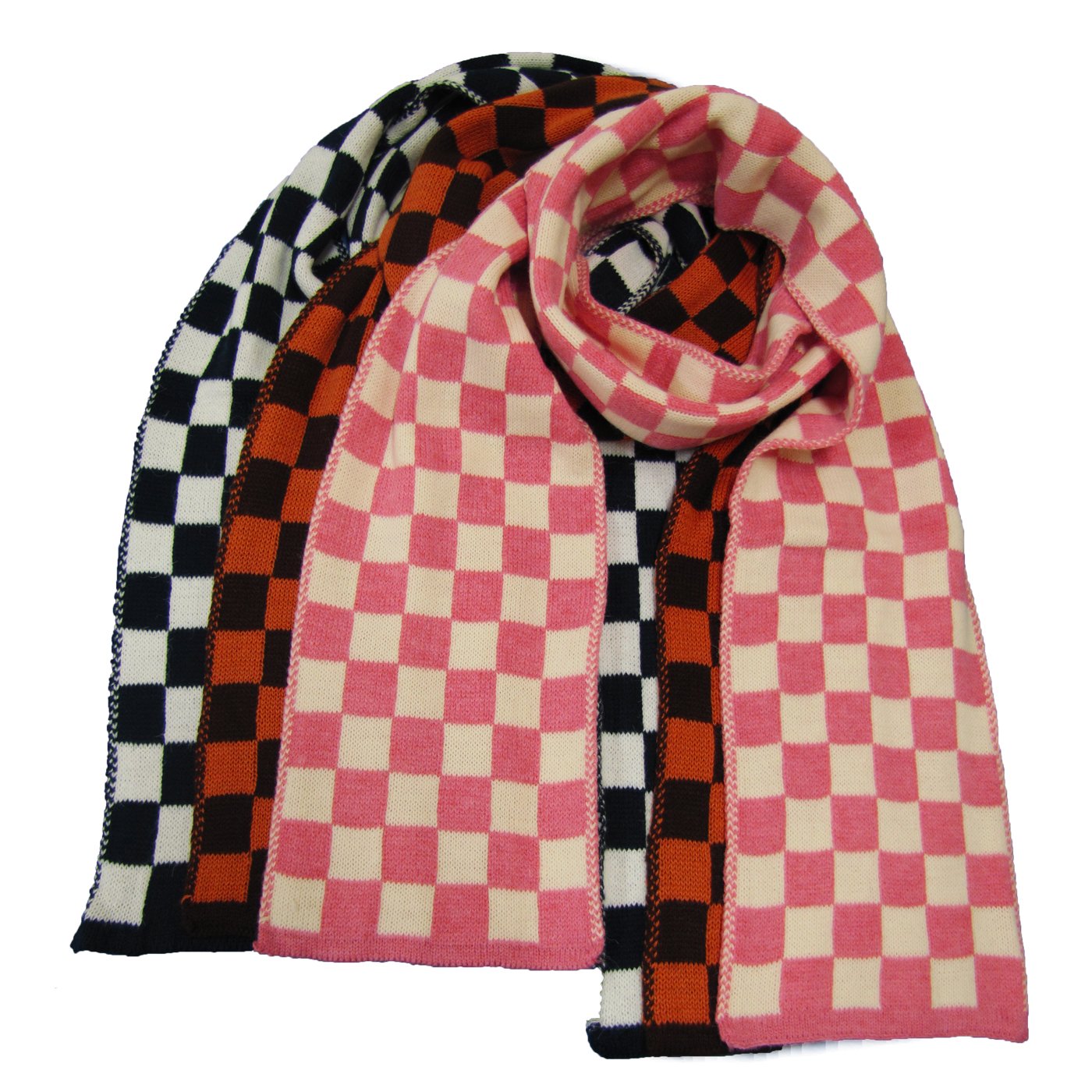 Stylish Checkered Colorful Long Winter Scarves for Women - Warm & Fashionable - Perfect for Cold Weather, Outfits & Holiday Gifts
