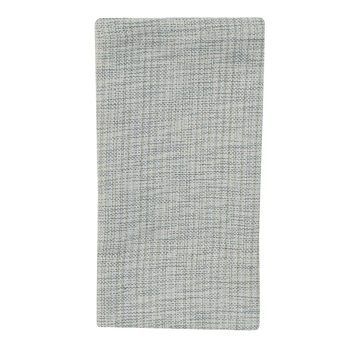 Barely Blue Basketweave Napkins - Set of 4 Premium Cotton Dinner Napkins for Formal Dining, Wedding, and Holiday Table Settings