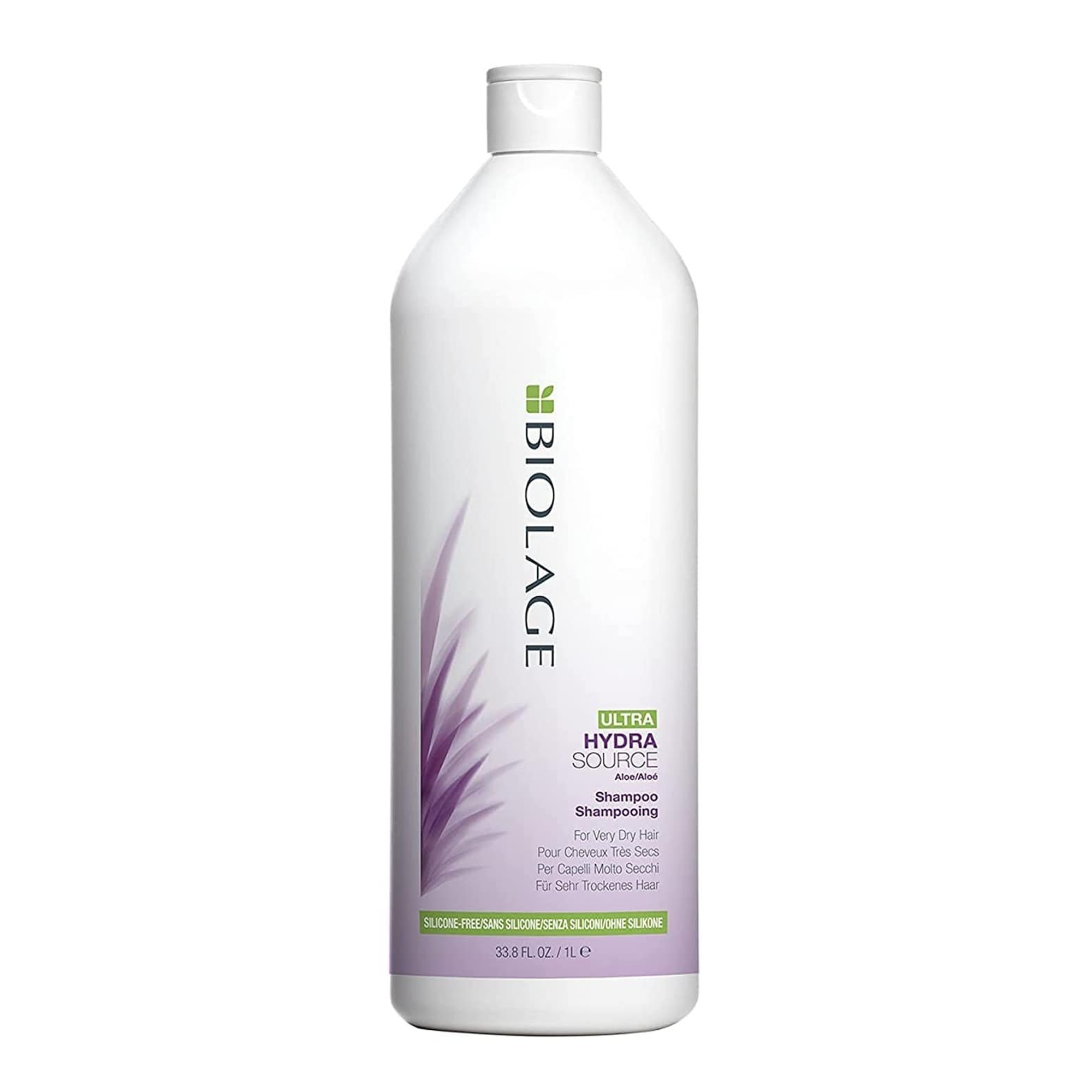 Biolage Ultra HydraSource Shampoo for Dry Hair | Moisturizing & Hydrating Shampoo with Aloe | Professional Salon Quality Hair Care for Women & Men | Perfect for Daily Use & Color-Treated Hair